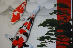 Japanse-Koi-Showa-en-Kohaku-op-Trespa-60x60-cm