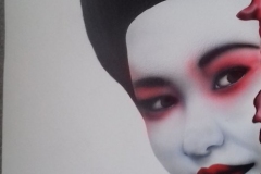geisha-op-trespa 25x65 cm